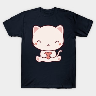 Kawaii Cute Kitten Cat T-Shirt